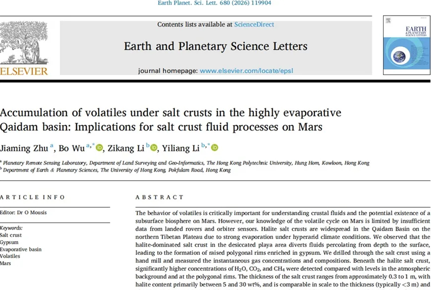 LI-7810 应用案例 | 【EPSL】盐壳如何“捕获”挥发物：来自柴达木盆地的研究