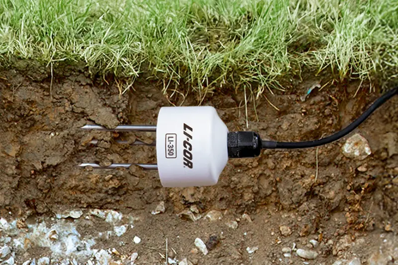 LI-350 in the ground